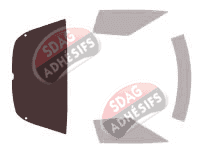 Gabarit vitrage - kit 3/4 arrière - Chevrolet Corvette (4) C4 Coupe 3 portes (1984 - 1996) Gabarit vitrage - kit 3/4 arrière - Chevrolet Corvette (4) C4 Coupe 3 portes (1984 - 1996)