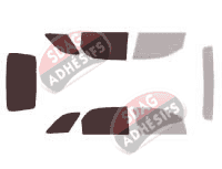 Gabarit vitrage - kit 3/4 arrière - Chevrolet Equinox (1) 5 portes (2005 - 2010) Gabarit vitrage - kit 3/4 arrière - Chevrolet Equinox (1) 5 portes (2005 - 2010)