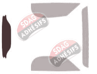 Gabarit vitrage - kit 3/4 arrière - Opel GT Cabriolet 2 portes (2007 - 2010)