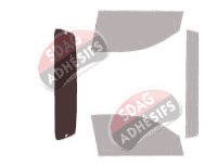 Gabarit vitrage - kit 3/4 arrière - Toyota Hilux (7) Pick-up 2 portes (2005 - 2013)