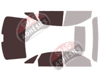 Gabarit vitrage - kit 3/4 arrière - Ford Taurus (5) Berline 4 portes (2007 - 2010)