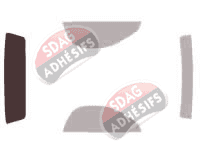 Gabarit vitrage - kit 3/4 arrière - Chevrolet SSR Cabriolet 2 portes (2004 - 2007)