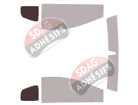 Gabarit vitrage - kit 3/4 arrière - Lamborghini Murcielago Coupé 2 portes (2002 - 2010) Gabarit vitrage - kit 3/4 arrière - Lamborghini Murcielago Coupé 2 portes (2002 - 2010)