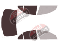 Gabarit vitrage - kit 3/4 arrière - Maybach 57 Berline 4 portes (2002 - 2013)