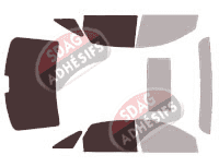 Gabarit vitrage - kit 3/4 arrière - Mercury Montego Berline 4 portes (2005 - 2008) Gabarit vitrage - kit 3/4 arrière - Mercury Montego Berline 4 portes (2005 - 2008)