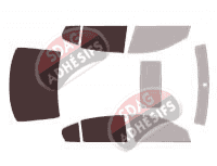 Gabarit vitrage - kit 3/4 arrière - Honda Accord (8) Berline 4 portes (2008 - 2014)