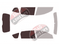 Gabarit vitrage - kit 3/4 arrière - Hyundai i30 (1) Break 5 portes (2007 - 2013)