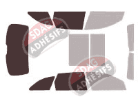 Gabarit vitrage - kit 3/4 arrière - Audi A4 (4) Avant Break 5 portes (2007 - 2015) Gabarit vitrage - kit 3/4 arrière - Audi A4 (4) Avant Break 5 portes (2007 - 2015)