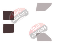 Gabarit vitrage - kit 3/4 arrière - Fiat Fiorino (1) Utilitaire 4 portes (1977 - 2009)