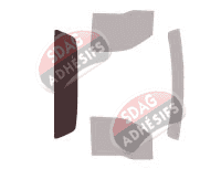 Gabarit vitrage - kit 3/4 arrière - Ford F-Series (12) Simple Cab Pick-up 2 portes (2009 - 2015)