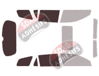 Gabarit vitrage - kit 3/4 arrière - Honda Accord (8) Tourer Break 5 portes (2009 - 2013) Gabarit vitrage - kit 3/4 arrière - Honda Accord (8) Tourer Break 5 portes (2009 - 2013)