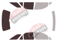 Gabarit vitrage - kit 3/4 arrière - Lexus RX (1) 5 portes (1997 - 2003)