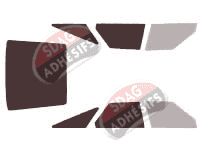 Gabarit vitrage - kit 3/4 arrière - Rover 800 5 portes (1992 - 1999) Gabarit vitrage - kit 3/4 arrière - Rover 800 5 portes (1992 - 1999)