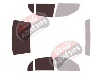 Gabarit vitrage - kit 3/4 arrière - Buick Park Avenue Berline 4 portes (1997 - 2006)