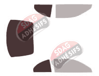 Gabarit vitrage - kit 3/4 arrière - Buick Riviera Coupé 2 portes (1994 - 1999)