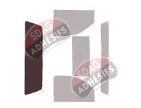 Gabarit vitrage - kit 3/4 arrière - Chevrolet Silverado (2) Simple Cab Pick-up 2 portes (2007 - 2013)
