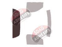 Gabarit vitrage - kit 3/4 arrière - Dodge Ram (3) Simple Cab Pick-up 2 portes (2002 - 2008)