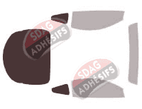 Gabarit vitrage - kit 3/4 arrière - Eagle Talon Coupé 2 portes (1995 - 1998) Gabarit vitrage - kit 3/4 arrière - Eagle Talon Coupé 2 portes (1995 - 1998)