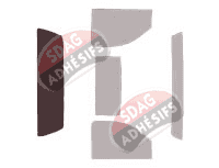 Gabarit vitrage - kit 3/4 arrière - Gmc Sierra (3) Simple Cab Pick-up 2 portes (2007 - 2013)