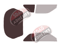 Gabarit vitrage - kit 3/4 arrière - Acura Integra (2) Coupé 2 portes (1989 - 1993) Gabarit vitrage - kit 3/4 arrière - Acura Integra (2) Coupé 2 portes (1989 - 1993)