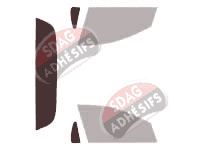 Gabarit vitrage - kit 3/4 arrière - Holden Ute Pick-up 2 portes (2007 - 2017)