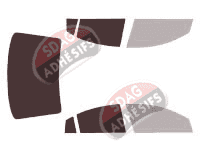 Gabarit vitrage - kit 3/4 arrière - Mazda Atenza Berline 4 portes (2007 - 2012)