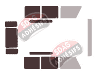 Gabarit vitrage - kit 3/4 arrière - Santana Massif PS 10 3 portes (2001 - 2011) Gabarit vitrage - kit 3/4 arrière - Santana Massif PS 10 3 portes (2001 - 2011)