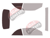 Gabarit vitrage - kit 3/4 arrière - Audi A5 (1) Cabriolet 2 portes (2009 - 2017) Gabarit vitrage - kit 3/4 arrière - Audi A5 (1) Cabriolet 2 portes (2009 - 2017)