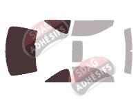 Gabarit vitrage - kit 3/4 arrière - Honda Accord (6) Coupé 2 portes (1998 - 2003) Gabarit vitrage - kit 3/4 arrière - Honda Accord (6) Coupé 2 portes (1998 - 2003)