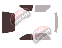 Gabarit vitrage - kit 3/4 arrière - Honda Accord (2) Coupé 3 portes (1982 - 1985) Gabarit vitrage - kit 3/4 arrière - Honda Accord (2) Coupé 3 portes (1982 - 1985)