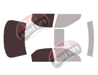 Gabarit vitrage - kit 3/4 arrière - Honda Accord (5) Berline 4 portes (1994 - 1998) Gabarit vitrage - kit 3/4 arrière - Honda Accord (5) Berline 4 portes (1994 - 1998)