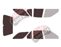 Gabarit vitrage - kit 3/4 arrière - Honda Accord (4) Break 5 portes (1990 - 1994) Gabarit vitrage - kit 3/4 arrière - Honda Accord (4) Break 5 portes (1990 - 1994)