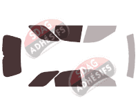 Gabarit vitrage - kit 3/4 arrière - Honda Accord (5) Break 5 portes (1994 - 1998) Gabarit vitrage - kit 3/4 arrière - Honda Accord (5) Break 5 portes (1994 - 1998)