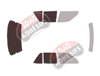 Gabarit vitrage - kit 3/4 arrière - Honda Civic (4) Berline 4 portes (1987 - 1991) Gabarit vitrage - kit 3/4 arrière - Honda Civic (4) Berline 4 portes (1987 - 1991)