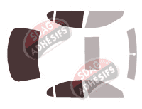 Gabarit vitrage - kit 3/4 arrière - Lexus ES (4) Berline 4 portes (2002 - 2006) Gabarit vitrage - kit 3/4 arrière - Lexus ES (4) Berline 4 portes (2002 - 2006)