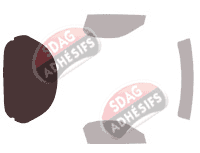 Gabarit vitrage - kit 3/4 arrière - Mazda RX-7 Coupe 3 portes (1992 - 2002)
