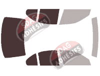 Gabarit vitrage - kit 3/4 arrière - Bmw Serie 5 / i5 (3) Berline 4 portes (1995 - 2003)