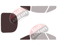 Gabarit vitrage - kit 3/4 arrière - Mitsubishi Eclipse (4) Coupe 3 portes (2005 - 2012) Gabarit vitrage - kit 3/4 arrière - Mitsubishi Eclipse (4) Coupe 3 portes (2005 - 2012)