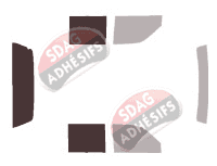 Gabarit vitrage - kit 3/4 arrière - Mitsubishi L200 (3) Double Cab Pick-up 4 portes (1996 - 2006)