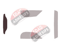 Gabarit vitrage - kit 3/4 arrière - Pontiac Solstice Cabriolet 2 portes (2005 - 2009)