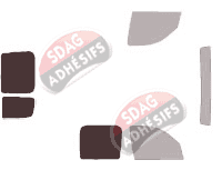 Gabarit vitrage - kit 3/4 arrière - Renault Kangoo (1) Utilitaire 5 portes (1997 - 2008) Gabarit vitrage - kit 3/4 arrière - Renault Kangoo (1) Utilitaire 5 portes (1997 - 2008)