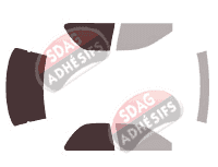 Gabarit vitrage - kit 3/4 arrière - Subaru Impreza (1) Berline 4 portes (1993 - 2001) Gabarit vitrage - kit 3/4 arrière - Subaru Impreza (1) Berline 4 portes (1993 - 2001)