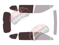 Gabarit vitrage - kit 3/4 arrière - Hyundai Santa Fe (4) Hayon 5 portes (2018 - 2024) Gabarit vitrage - kit 3/4 arrière - Hyundai Santa Fe (4) Hayon 5 portes (2018 - 2024)