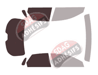 Gabarit vitrage - kit 3/4 arrière - Mazda CX-30 (1) 5 portes (depuis 2020)