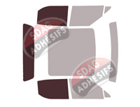 Gabarit vitrage - kit 3/4 arrière - Rivian R1T (1) Pick-up 4 portes (depuis 2022) Gabarit vitrage - kit 3/4 arrière - Rivian R1T (1) Pick-up 4 portes (depuis 2022)