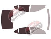 Gabarit vitrage - kit 3/4 arrière - Acura TLX (1) Berline 4 portes (2014 - 2020) Gabarit vitrage - kit 3/4 arrière - Acura TLX (1) Berline 4 portes (2014 - 2020)