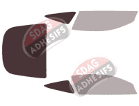 Gabarit vitrage - kit 3/4 arrière - Aston Martin DB11 Coupé 2 portes (2016 - 2023) Gabarit vitrage - kit 3/4 arrière - Aston Martin DB11 Coupé 2 portes (2016 - 2023)