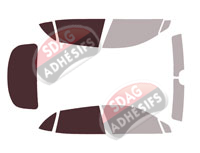 Gabarit vitrage - kit 3/4 arrière - Aston Martin DBX (1) 5 portes (depuis 2021) Gabarit vitrage - kit 3/4 arrière - Aston Martin DBX (1) 5 portes (depuis 2021)