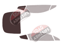 Gabarit vitrage - kit 3/4 arrière - Aston Martin Vantage (1) V8 Coupé 2 portes (2005 - 2018) Gabarit vitrage - kit 3/4 arrière - Aston Martin Vantage (1) V8 Coupé 2 portes (2005 - 2018)