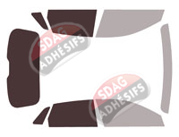 Gabarit vitrage - kit 3/4 arrière - Audi A3 (4) Sportback 5 portes (depuis 2020) Gabarit vitrage - kit 3/4 arrière - Audi A3 (4) Sportback 5 portes (depuis 2020)